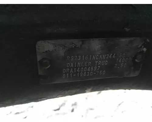 MERITOR-ROCKWELL RSL23161R250 CUTOFF - SINGLE AXLE