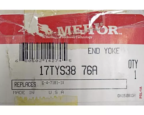 MERITOR 17N Drive Shaft, Rear