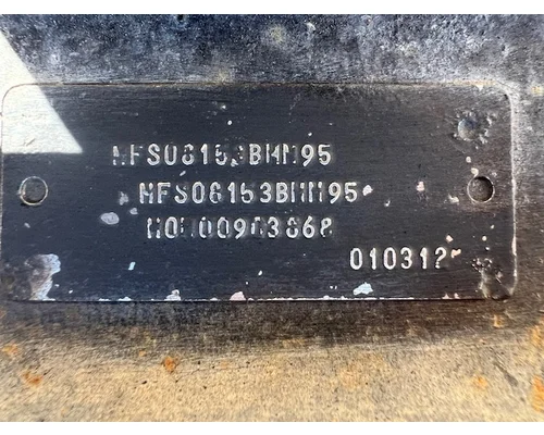 MERITOR MFS-08 Axle Assembly, Front (Steer)