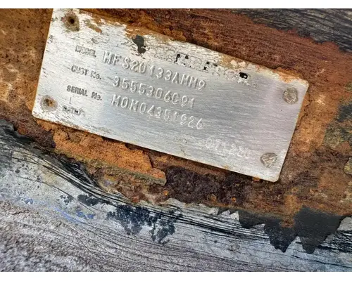 MERITOR MFS-20-133A Axle Assy, Fr (4WD)