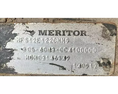 MERITOR MFS12E122CNM9 Axle Beam (Front)