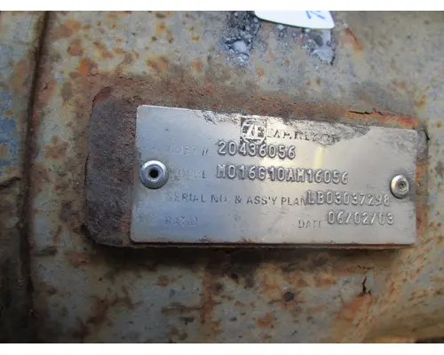 MERITOR MO16G10A Transmission