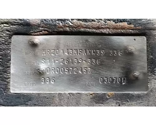 MERITOR MR20143 Differential (Single or Rear)