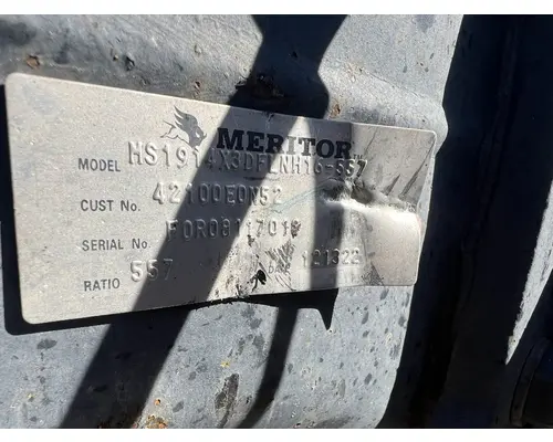 MERITOR MS1914 Axle Assembly, Rear