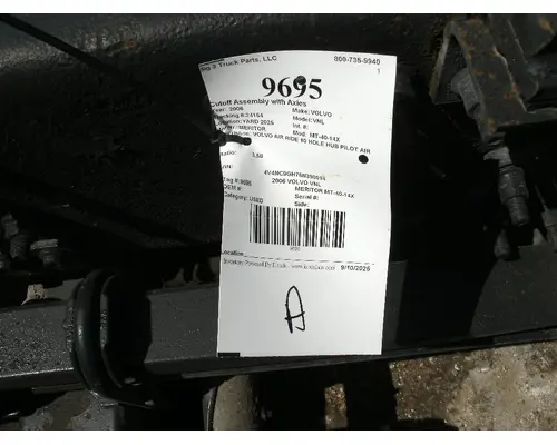 MERITOR MT-40-14X Cutoff Assembly with Axles