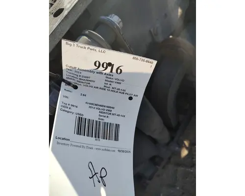 MERITOR MT-40-14X Cutoff Assembly with Axles