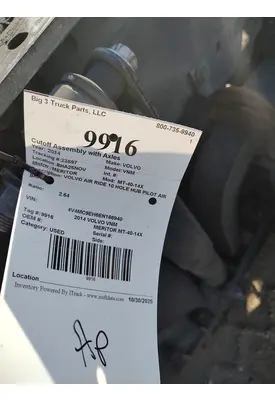 MERITOR MT-40-14X Cutoff Assembly with Axles