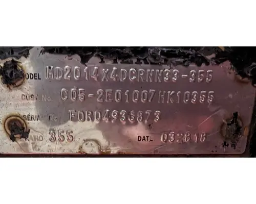 MERITOR MT14X Cutoff (Tandem)