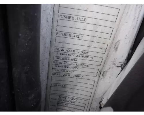 MERITOR MT40 Cutoff