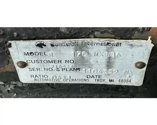 MERITOR R170 Differential (Single or Rear)