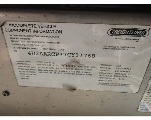 MERITOR RS15120 Rears (Rear)