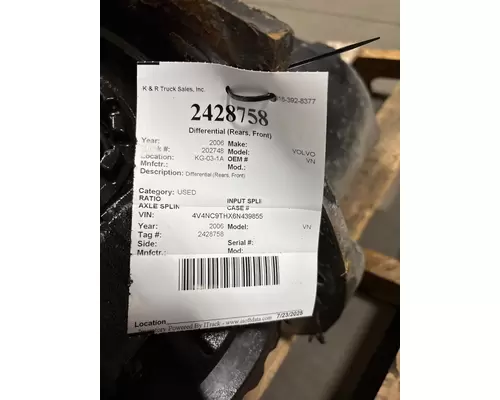 MERITOR RT-40-145 Differential Assembly (Front, Rear)