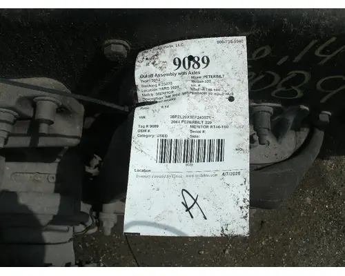 MERITOR RT46-160 Cutoff Assembly with Axles