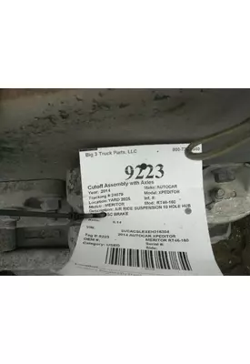MERITOR RT46-160 Cutoff Assembly with Axles