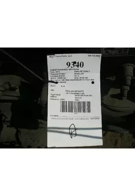 MERITOR RT46-160 Cutoff Assembly with Axles