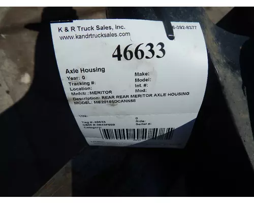 MERITOR  Axle Housing (Front)