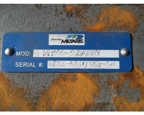 METARIS MH102-25 PTO PUMP