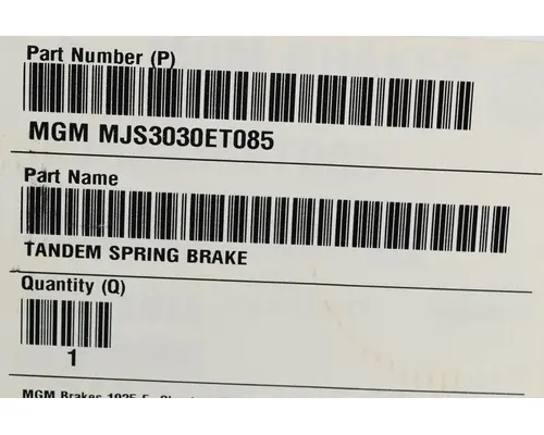 MGM  Air Brake Components