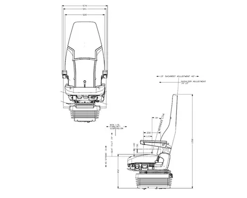 MINIMIZER  Seat, Front