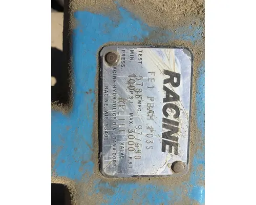 MISC. EQUIPMENT MISC Hydraulic PumpPTO Pump