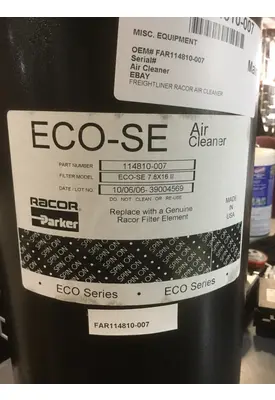 MISC. EQUIPMENT  AIR CLEANER