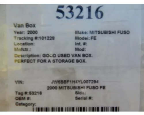 MITSUBISHI FUSO FE Van Box