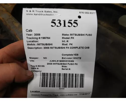 MITSUBISHI FUSO FK Cab