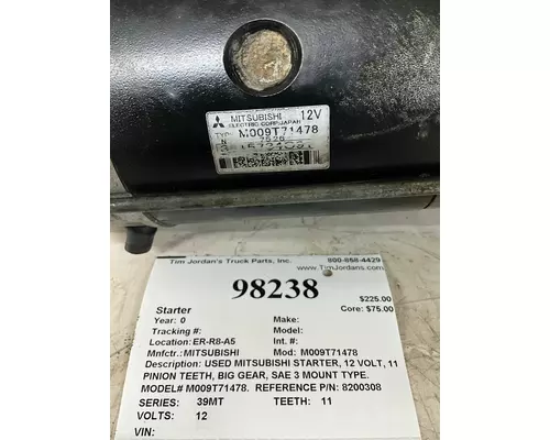 MITSUBISHI M009T71478 Starter 