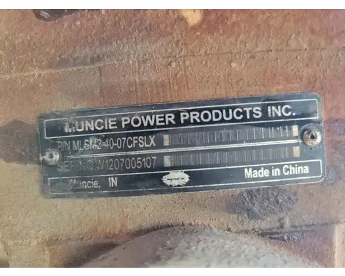 MUNCIE Refuse Pump Hydraulic PumpMotor