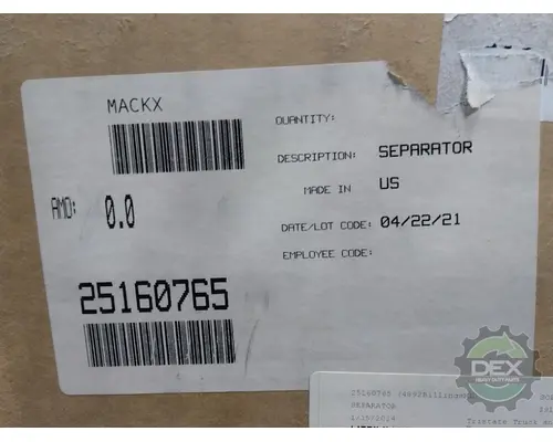 Air Dryer MACK  Dex Heavy Duty Parts, LLC  