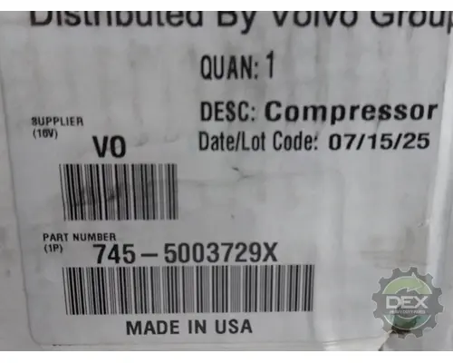 Air Compressor MACK  Dex Heavy Duty Parts, LLC  