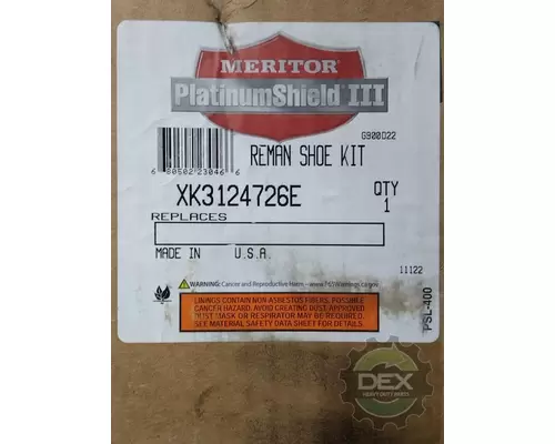 Brake Shoes MACK  Dex Heavy Duty Parts, LLC  