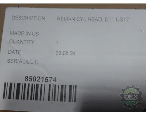 Cylinder Head MACK  Dex Heavy Duty Parts, LLC  