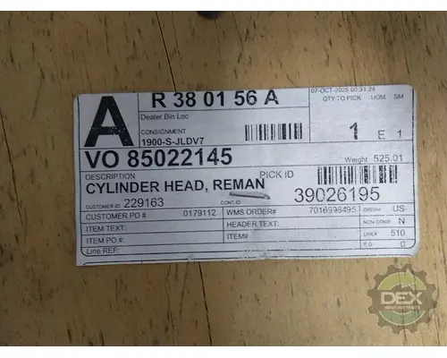 Cylinder Head MACK  Dex Heavy Duty Parts, LLC  