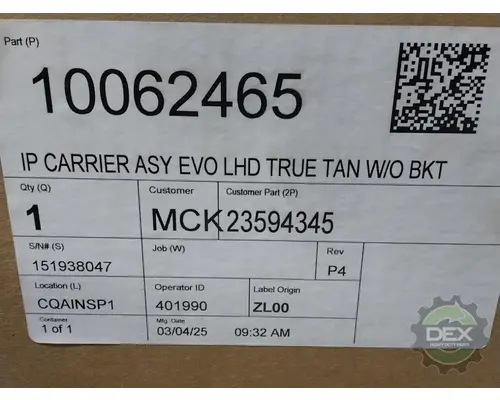 Dash Panel MACK  Dex Heavy Duty Parts, LLC  