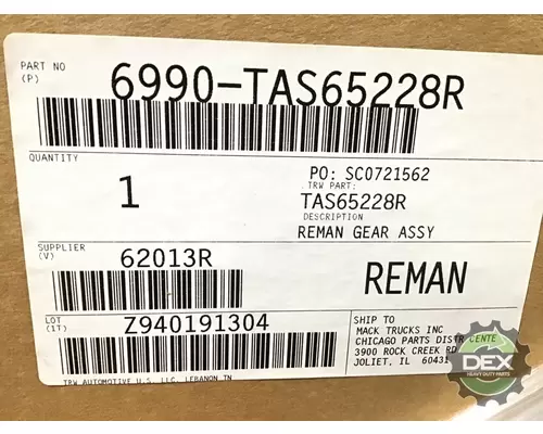 Steering Gear / Rack MACK  Dex Heavy Duty Parts, LLC  