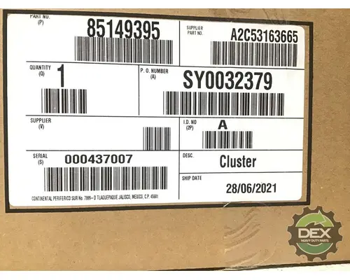 Tachometer MACK  Dex Heavy Duty Parts, LLC  