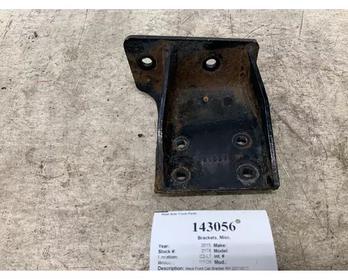 Brackets, Misc. MACK 20819873 West Side Truck Parts