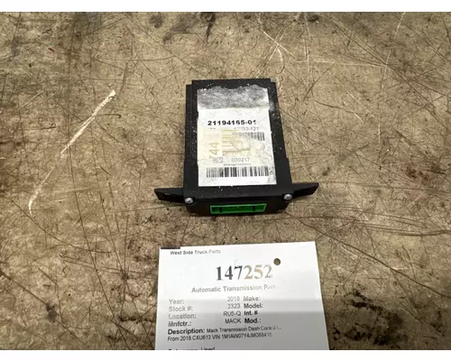 Automatic Transmission Parts, Misc. MACK 21194165-01 West Side Truck Parts