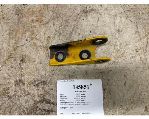 Brackets, Misc. MACK 21292110 West Side Truck Parts