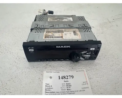 Radio MACK 22359052 West Side Truck Parts