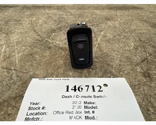Dash / Console Switch MACK 23454724 West Side Truck Parts