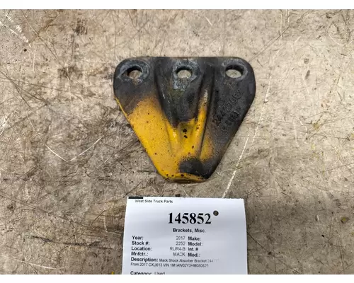 Brackets, Misc. MACK 24427052 West Side Truck Parts