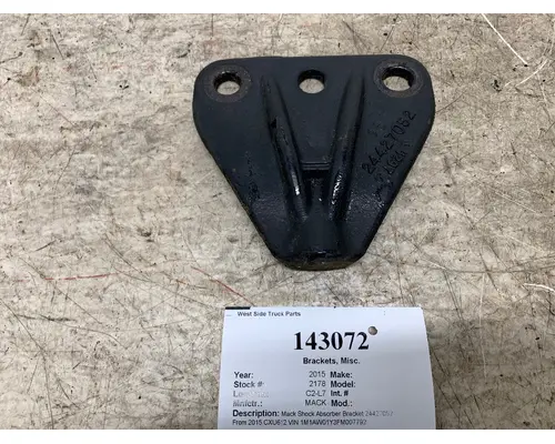 Brackets, Misc. MACK 24427052 West Side Truck Parts