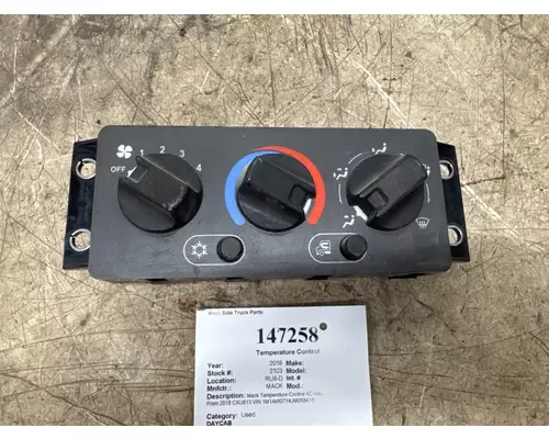 Temperature Control MACK 29RD324AM West Side Truck Parts