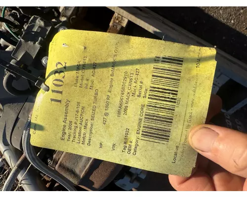 Mack AC-427 Engine Assembly