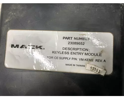 Mack AN (ANTHEM) Electrical Misc. Parts