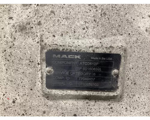Mack ATO2612D Transmission