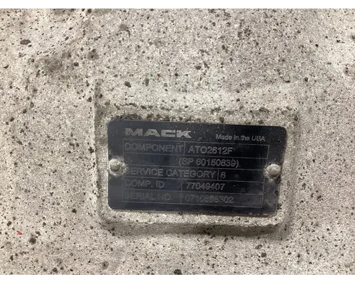 Mack ATO2612F Transmission