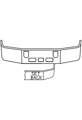Mack CH613 Bumper Assembly, Front